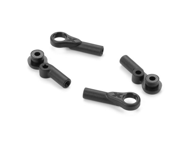 X4 Kunststoff UPPER ARM LINKS 4.9MM (1+1+1+1)