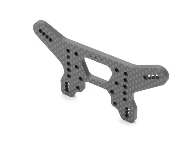 XB4'25 Stossdämpferbrücke CARBON hinten - 3-DOTS
