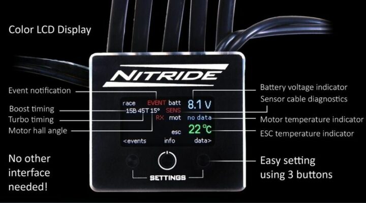 NITRIDE 1/10 COMPETITION BRUSHLESS-REGLER ELCERAM – Bild 2