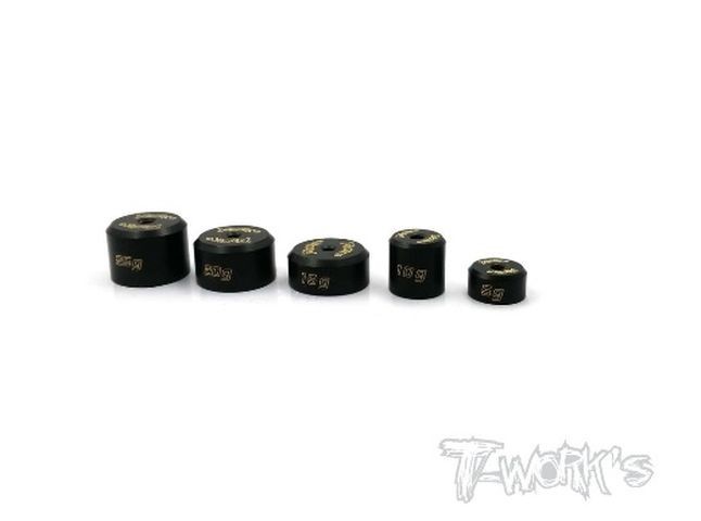 Anodized Precision Balancing Brass Weights Set 5