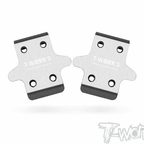 Stainless Steel Front Chassis Skid Protector ( Xray XB8'22/21/20/19/18/17 / XB9 ) 2pcs.
