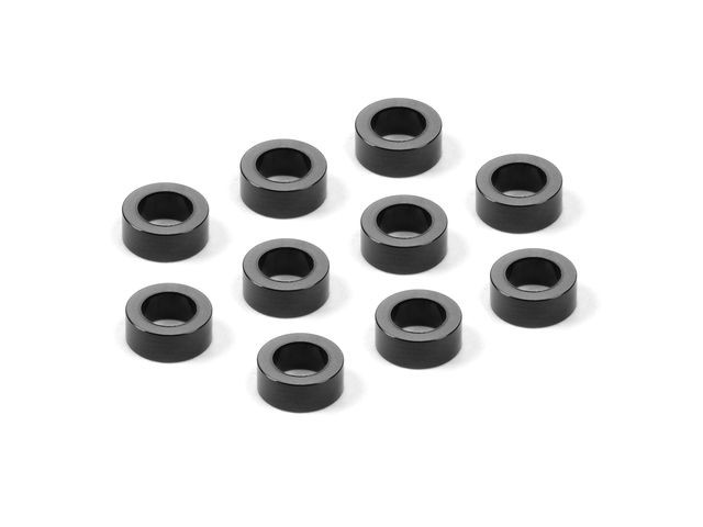 ALU Distanzscheiben 3x5x2.0MM - SCHWARZ (10)