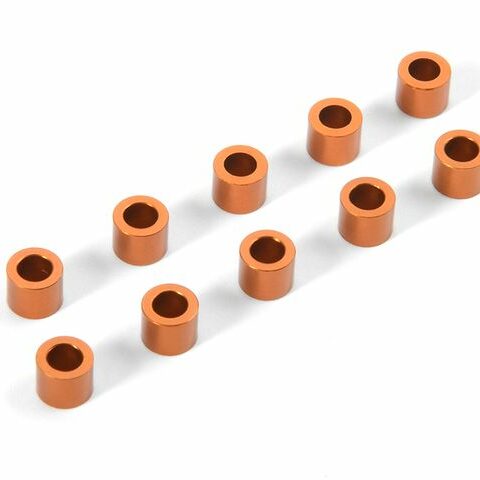 ALU Distanzscheiben 3x5x4.0MM - ORANGE (10) XRAY 303144-O