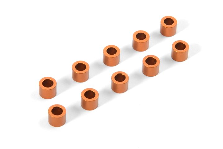 ALU Distanzscheiben 3x5x4.0MM - ORANGE (10)