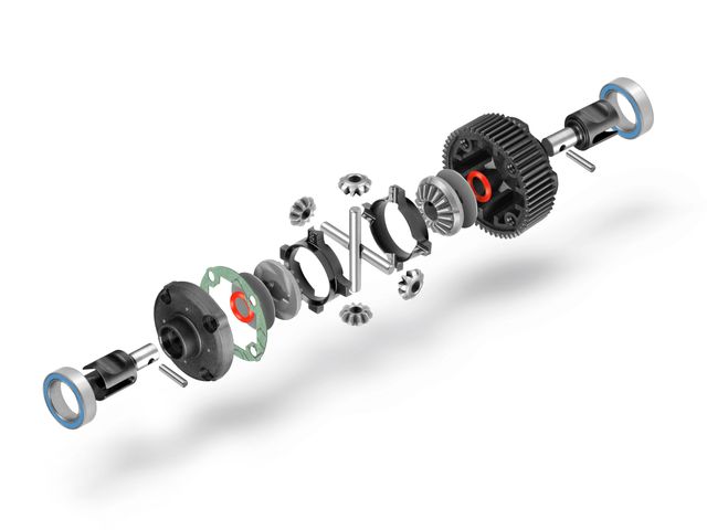 XRAY XB2 ACTIVE DIFFERENTIA - SCHMAL - SET