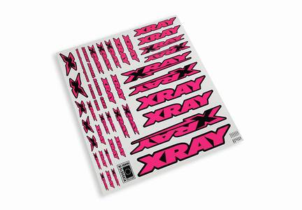 XRAY Aufkleber für Carrosserie - neon pink