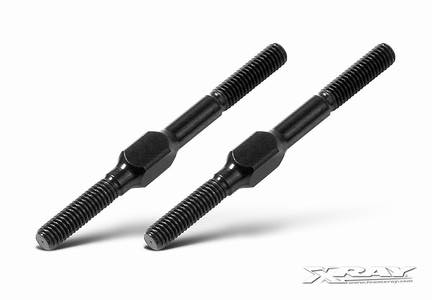 Spurstange L/R Gewinde M3 39mm ALU (2)