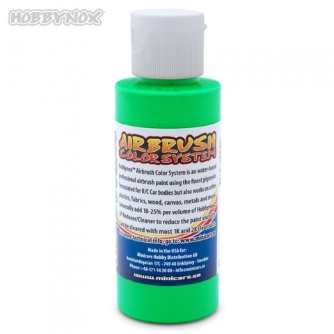 Hobbynox AIRBRUSH Farbe NEON GRÜN 60ML