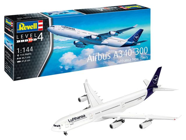 Revell 03803 Airbus A340-300 „Lufthansa“ – neue La