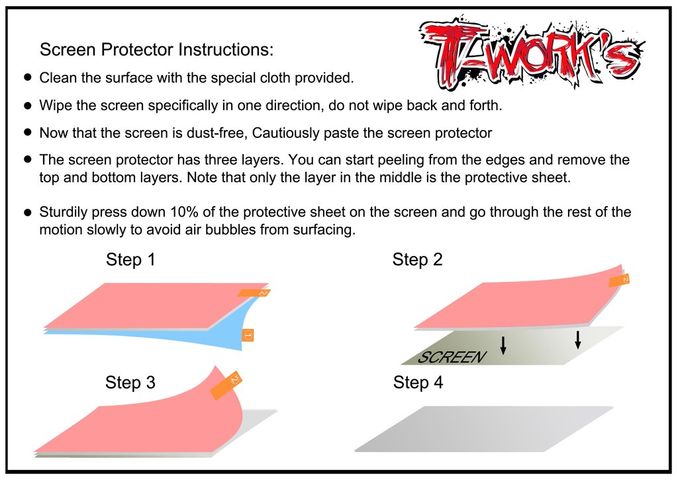 Sanwa & Airtronics M17 Screen Protector TWORKS TA-
