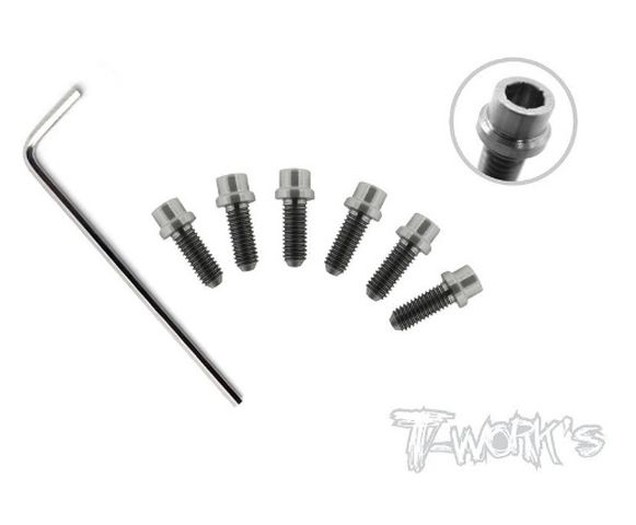 Titan Radbefestigungsschrauben M3 zu XRAY X12 und
