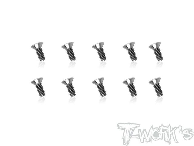 64 Titanium 2.5x5mm Hex. Countersink Screw 10Pcs.