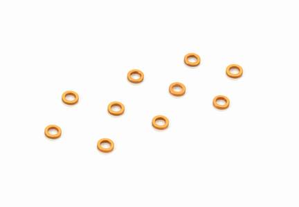 ALU Distanzscheiben 3x5x1.0MM - ORANGE (10)