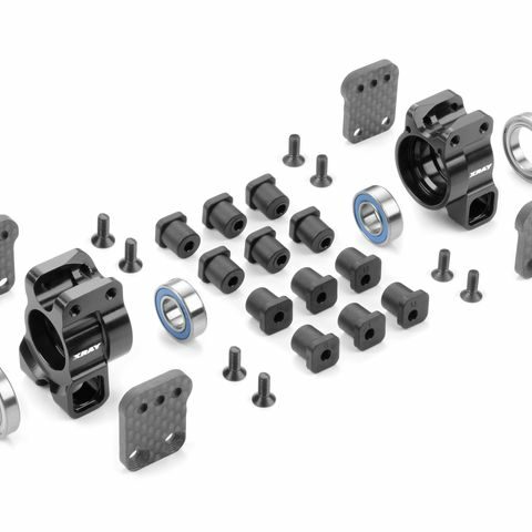 XRAY XB8 ALU Radführungsblöcke hinten - EINSTELLBAR - SET XRAY 350912