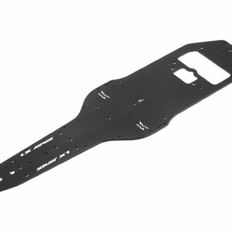 X1'25 Chassisplatte - 1-TEILIG - 2MM ALU  XRAY 371031