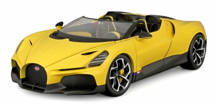 BURAGO Bugatti Mistral 1/18 gelb