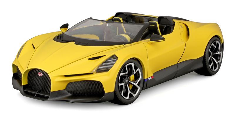BURAGO Bugatti Mistral 1/18 gelb