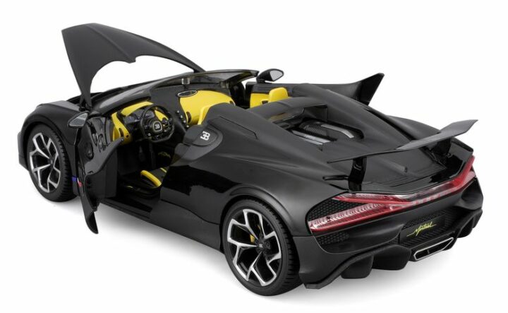 BURAGO Bugatti Mistral 1/18 schwarz – Bild 2