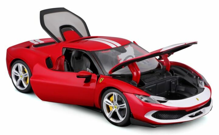 BURAGO Ferrari R&P 296 GTB Assetto Fiorano 1/18 rot – Bild 2