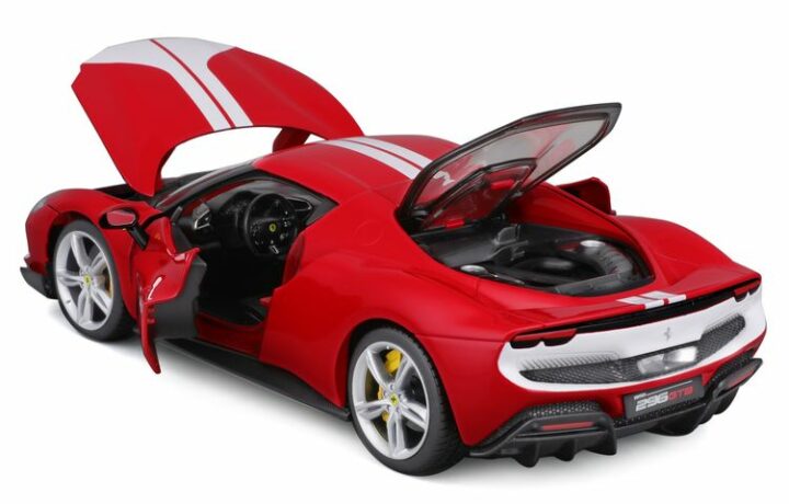 BURAGO Ferrari R&P 296 GTB Assetto Fiorano 1/18 rot – Bild 3