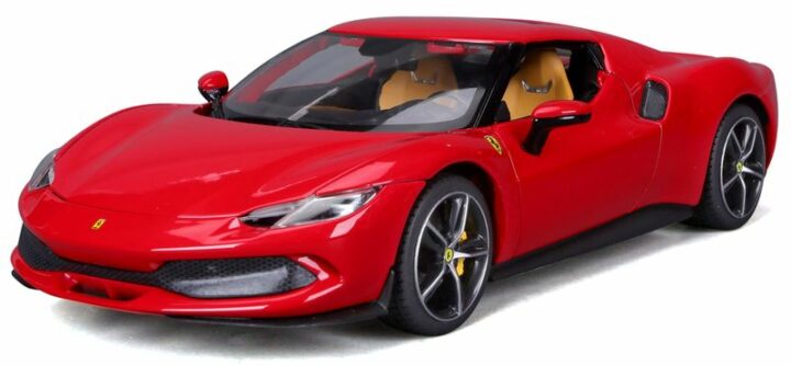 BURAGO Ferrari R&P 296 GTB 1/18 rot