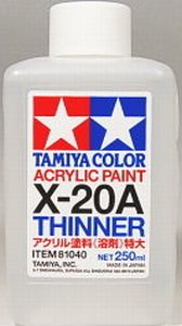 Acryl/Poly Thinner X-20A 250ml
