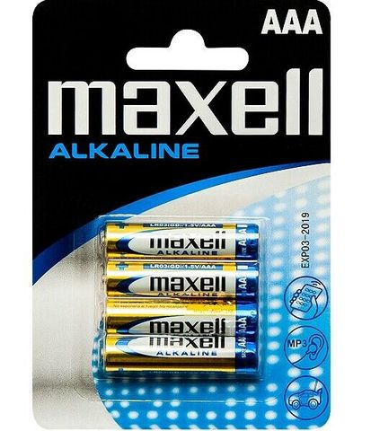 Batterie Alkaline 1.5Volt Typ AAA (4Stück)