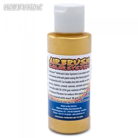 Hobbynox AIRBRUSH Farbe PEARL Gold 60ML