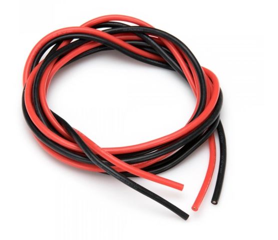 Silikonkabel Superflex 18AWG rot und schwarz je 1