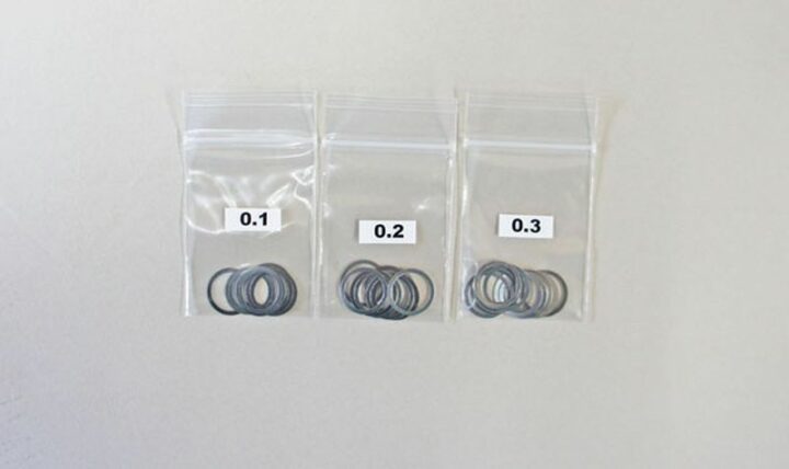 Mugen Zehntelscheiben Set 12x15 MUGEN (0,1 / 0,2 / 0,3, 10 Stk.)