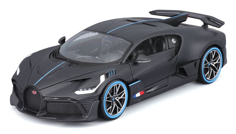 BURAGO Bugatti Divo 1/18 schwarz/carbon