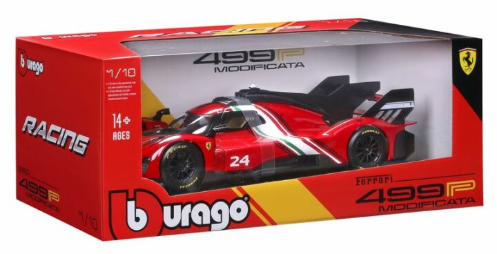 BURAGO Ferrari 499P Modificata 1/18 rot – Bild 4