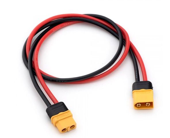 Ladekabel XT60 Female auf XT60 Male 14AWG 50cm