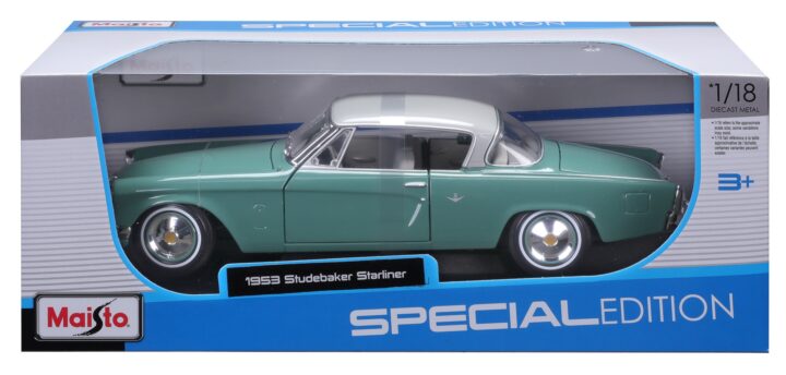 Maisto Studebaker Starline 1953 1/18 grün – Bild 4