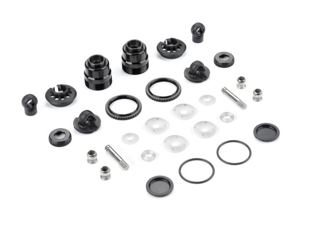 XLP2 ALU Stossdämpfer Set - SCHWARZ (2)