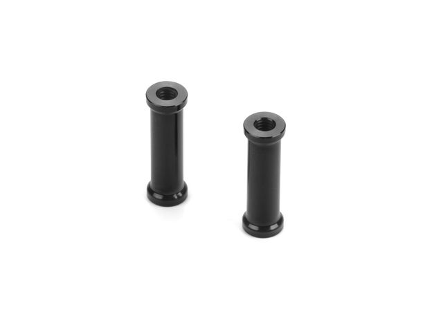 ALU Stützen 15.5MM mit M2.5 Gewinde - SCHWARZ (2)
