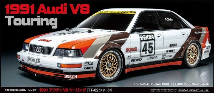 Tamiya Audi V8 Touring 1191 TT-02 Bausatz – Bild 2