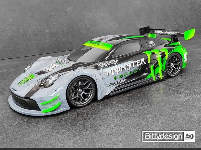 Bittydesign P-GT3R 1/10 GT Karosserie 190mm Light