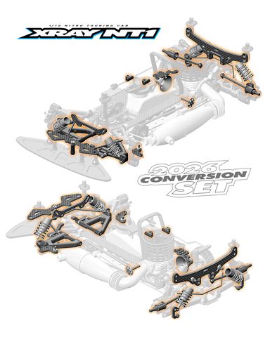 NT1 330017 Umbau SET auf Version 2026 XRAY 330901 – Bild 2