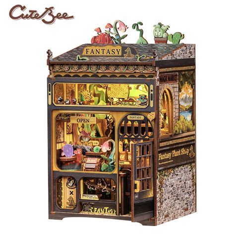 CuteBee Fantasy Pflanzenladen DIY Book Nook