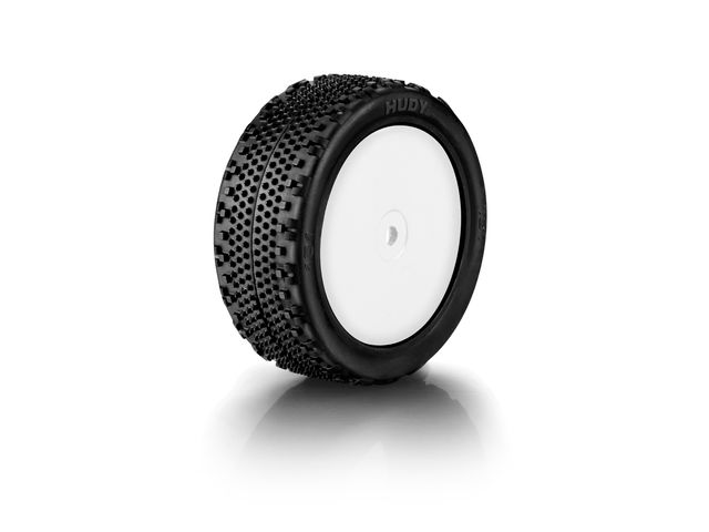 HUDY 1/10 OFFROAD REIFEN GEKLEBT 4WD FRONT CARPET