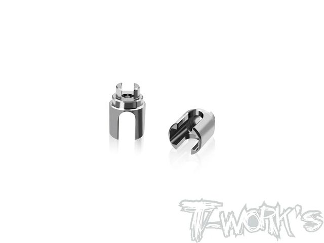 64 Titanium Solid Driveshaft Adapters For Xray X4'