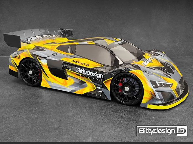 Bittydesign AR8-GT3 SWB 1/8 GT 325mm Light Weight Bittydesign AR8-GT3 SWB 1/8 GT 325mm Light Weight