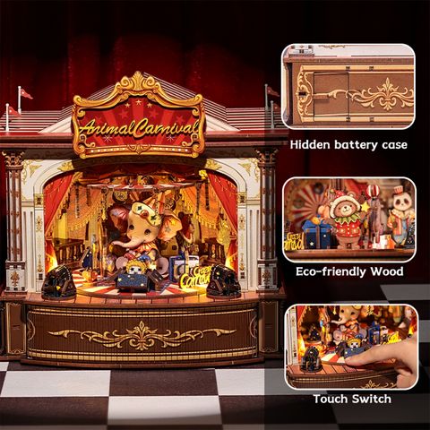 CuteBee Tierkarneval DIY Book Nook – Bild 4