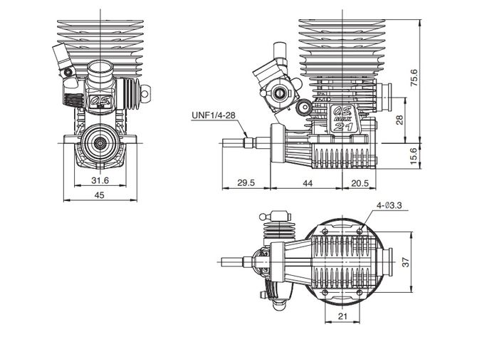 O.S. MAX-R21 On-Road – Bild 2