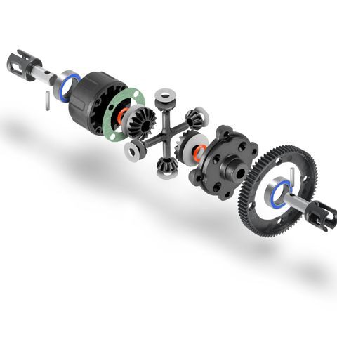 XB4'26 Zahnrad-Differential MITTE - GROSSES VOLUMEN - LIGHTWEIGHT - SET XRAY 364904-L