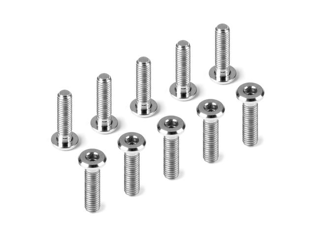 HUDY TITAN Flachkopfschraube SLH M3x12 (10)